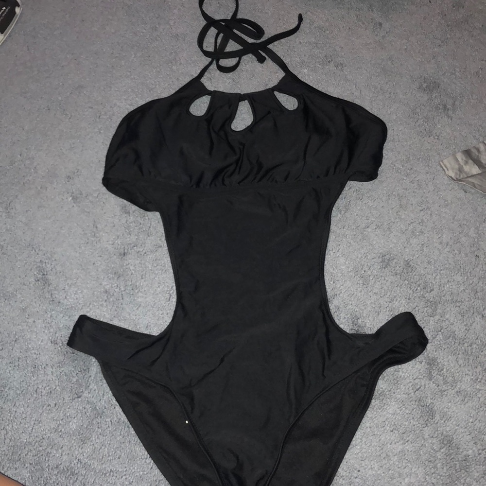 Black bathing suit